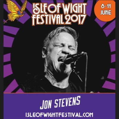 JON STEVENS HEADING TO ICONIC ISLE OF WIGHT FESTIVAL 2017