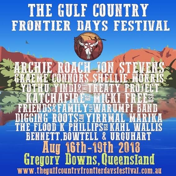 Jon Stevens announced for 2018 The Gulf Country Frontier Days Festival