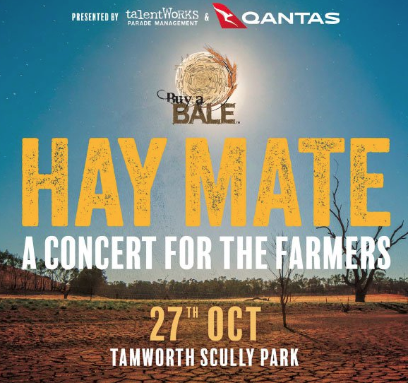 Jon Stevens confirms as part of Hay Mate: Buy A Bale Fundraiser